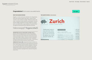 Type Connection Type Connection typography app