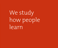 We study how people learn