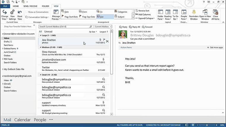 Microsoft Outlook Training Canada